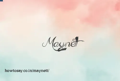 Maynett