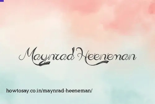 Maynrad Heeneman