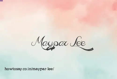 Maypar Lee