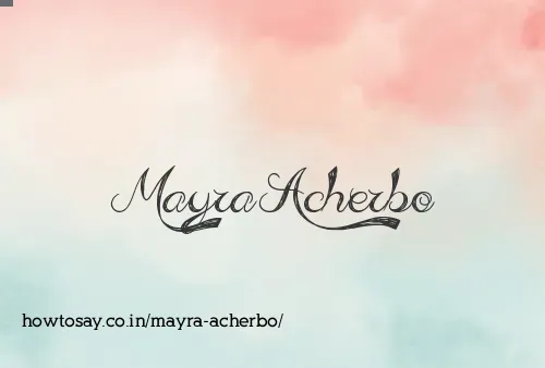 Mayra Acherbo