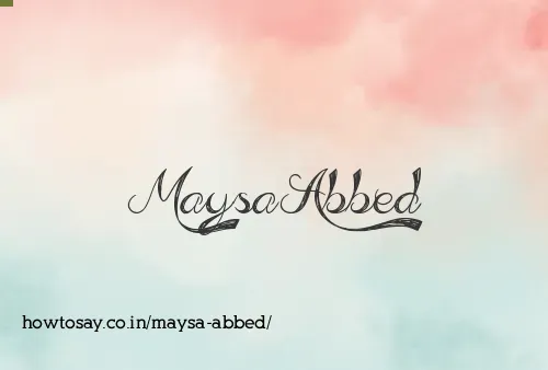 Maysa Abbed