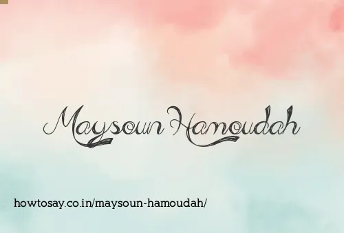 Maysoun Hamoudah