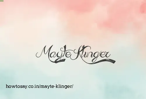 Mayte Klinger