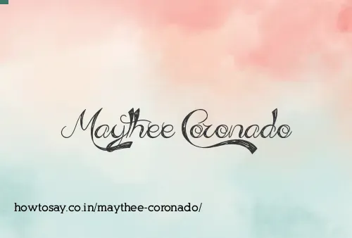 Maythee Coronado