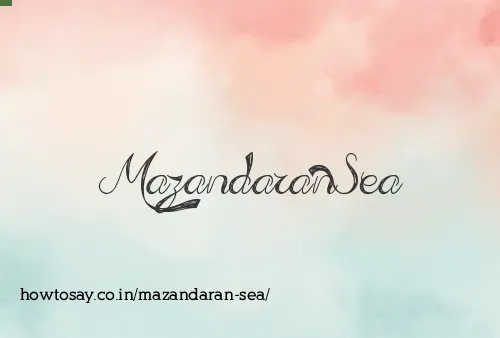 Mazandaran Sea