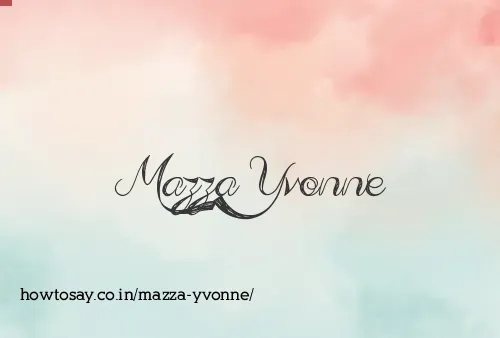 Mazza Yvonne