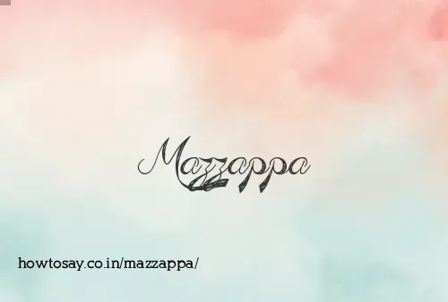 Mazzappa