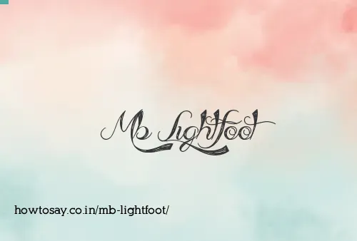 Mb Lightfoot