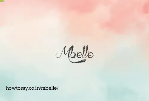 Mbelle
