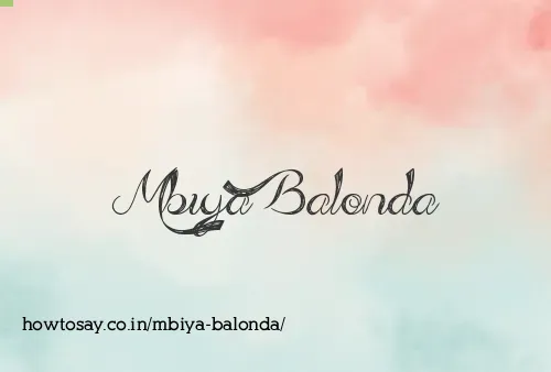 Mbiya Balonda