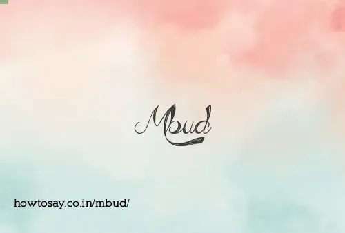Mbud