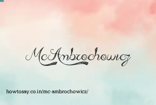 Mc Ambrochowicz