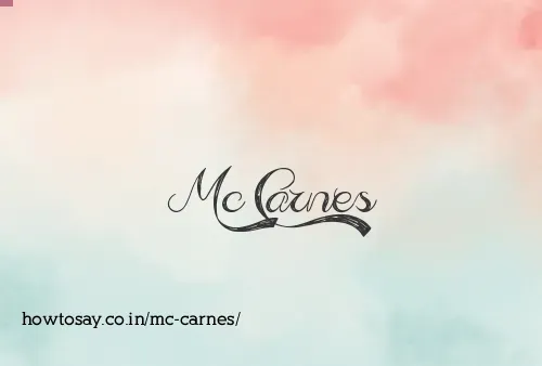 Mc Carnes