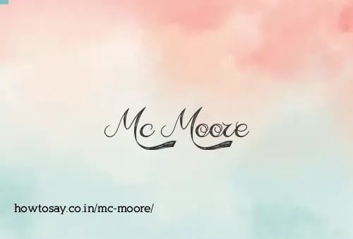 Mc Moore
