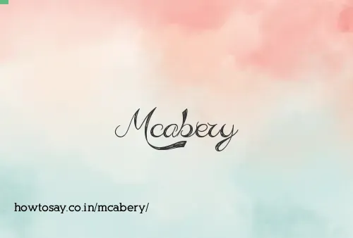 Mcabery