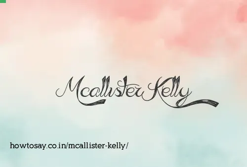 Mcallister Kelly