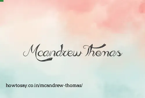 Mcandrew Thomas