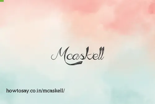 Mcaskell