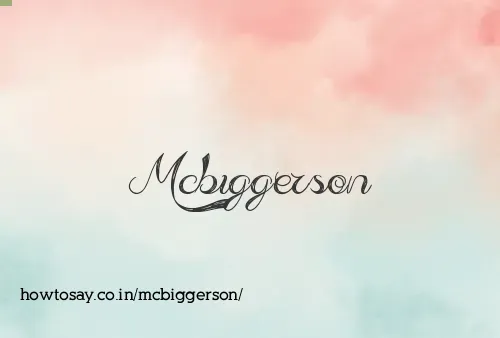 Mcbiggerson