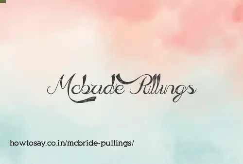 Mcbride Pullings