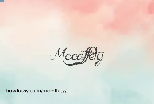 Mccaffety