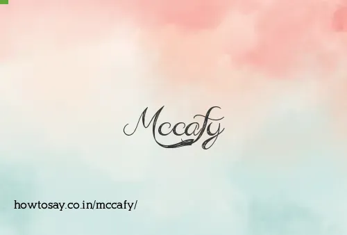 Mccafy