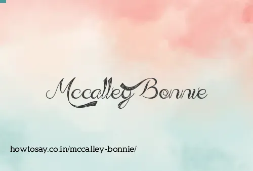 Mccalley Bonnie