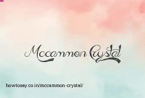 Mccammon Crystal
