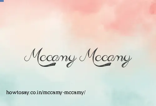 Mccamy Mccamy