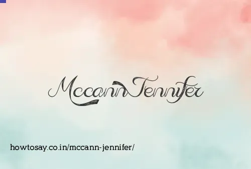 Mccann Jennifer
