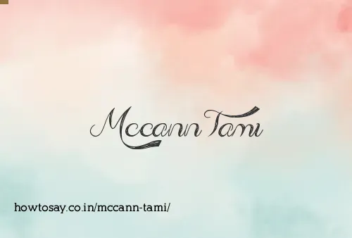 Mccann Tami