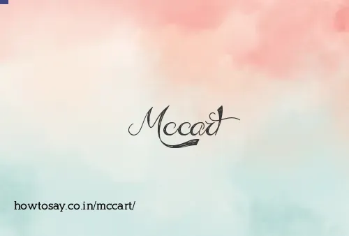 Mccart
