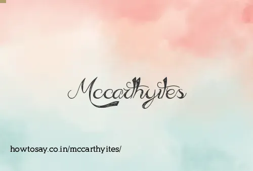 Mccarthyites