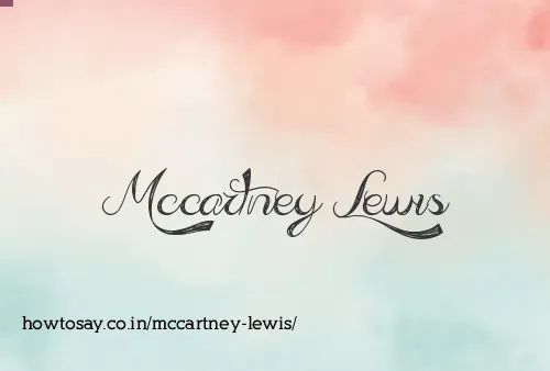 Mccartney Lewis