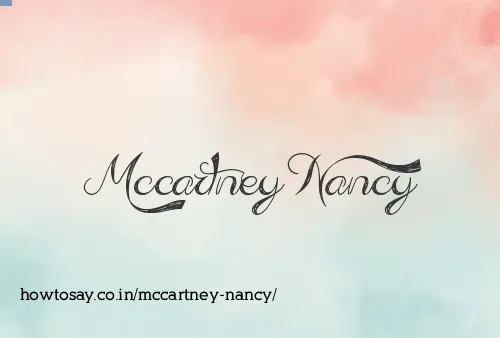 Mccartney Nancy
