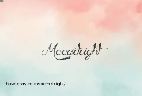 Mccartright