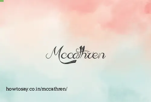 Mccathren