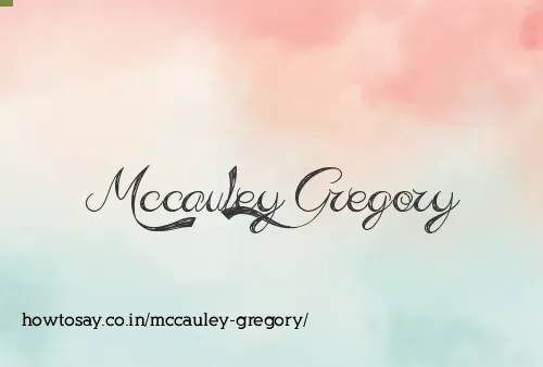 Mccauley Gregory