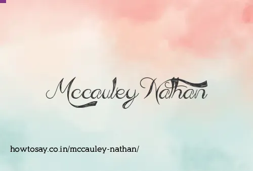 Mccauley Nathan