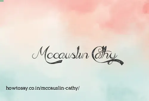 Mccauslin Cathy