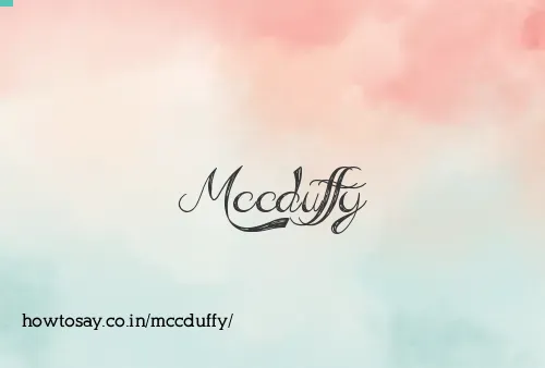 Mccduffy