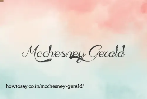 Mcchesney Gerald