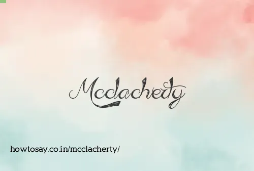 Mcclacherty