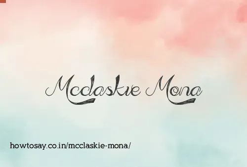 Mcclaskie Mona