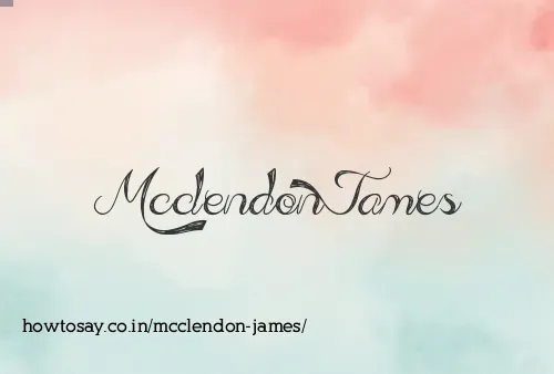 Mcclendon James