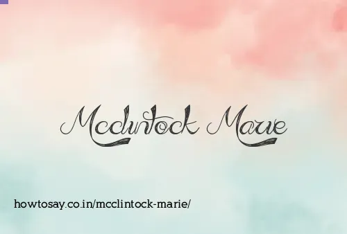 Mcclintock Marie