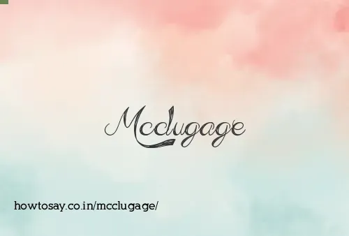 Mcclugage