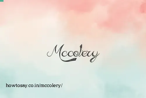 Mccolery