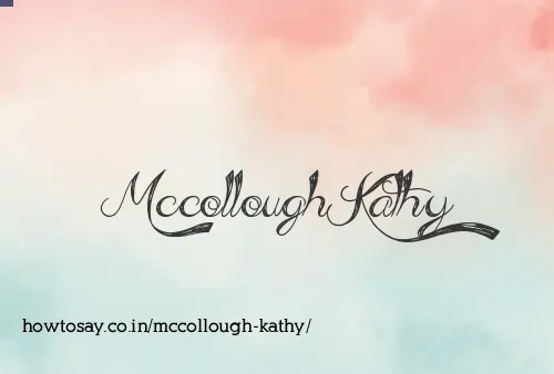 Mccollough Kathy