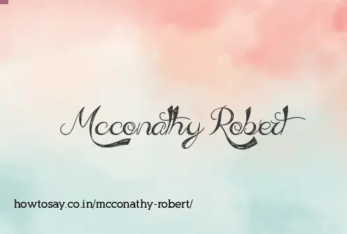 Mcconathy Robert